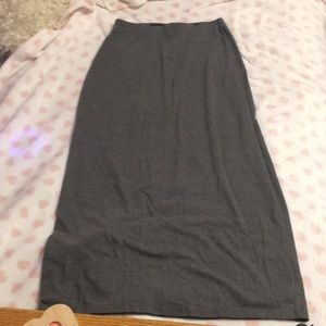 Small grey old navy maxi skirt